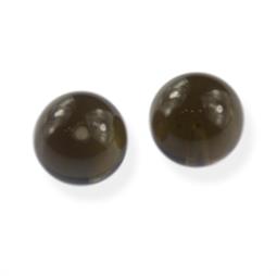8 mm Anborede Røgkvarts perler